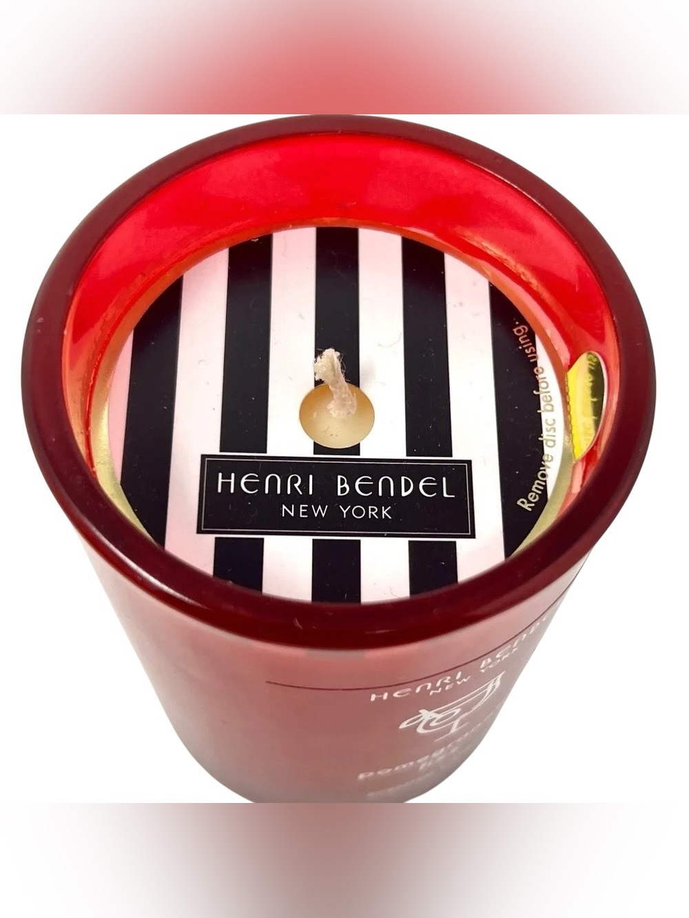 Henri Bendel New York RARE “Pomegranate Fizz" Scented Candle NEW - Picture 2 of 2